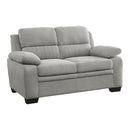  Manufacturer Color_Grey -- Holleman 9333GY-2 Love Seat IMAGE 2