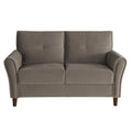  Manufacturer Color_Brown -- Dunleith 9348BRW-2 Love Seat IMAGE 1