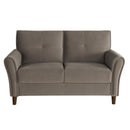  Manufacturer Color_Brown -- Dunleith 9348BRW-2 Love Seat IMAGE 1