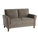  Manufacturer Color_Brown -- Dunleith 9348BRW-2 Love Seat IMAGE 2