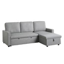  Homelegance Brandolyn 9359GRY*SC 2 pc Reversible Sectional with Pull-out Bed and Hidden Storage IMAGE 2