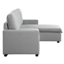  Homelegance Brandolyn 9359GRY*SC 2 pc Reversible Sectional with Pull-out Bed and Hidden Storage IMAGE 3