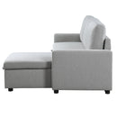 Homelegance Brandolyn 9359GRY*SC 2 pc Reversible Sectional with Pull-out Bed and Hidden Storage IMAGE 4