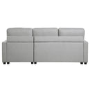  Homelegance Brandolyn 9359GRY*SC 2 pc Reversible Sectional with Pull-out Bed and Hidden Storage IMAGE 5