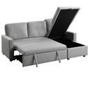  Homelegance Brandolyn 9359GRY*SC 2 pc Reversible Sectional with Pull-out Bed and Hidden Storage IMAGE 7