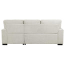  Manufacturer Color_Beige -- Morelia 9468BE*2RC2L 2 pc Sectional with Pull-out Bed and Right Chaise with Hidden Storage IMAGE 5