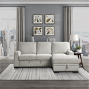 Manufacturer Color_Beige -- Morelia 9468BE*2RC2L 2 pc Sectional with Pull-out Bed and Right Chaise with Hidden Storage IMAGE 7