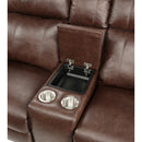  Homelegance Granville 9488BR-2PW Power Double Reclining Love Seat with Center Console IMAGE 5