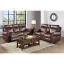 Homelegance Granville 9488BR-2PW Power Double Reclining Love Seat with Center Console IMAGE 6