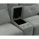  Homelegance Tesoro 9509DG-2CNPWH* Power Double Reclining Love Seat with Center Console, Power Headrests and USB Ports IMAGE 14