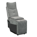  Homelegance Tesoro 9509DG-2CNPWH* Power Double Reclining Love Seat with Center Console, Power Headrests and USB Ports IMAGE 8