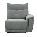  Homelegance Tesoro 9509DG-2CNPWH* Power Double Reclining Love Seat with Center Console, Power Headrests and USB Ports IMAGE 9