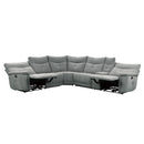  Manufacturer Color_Dark grey -- Tesoro 9509DG*6LRRR 6 pc Modular Reclining Sectional IMAGE 2