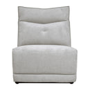  Manufacturer Color_Mist grey -- Tesoro 9509MGY*6LRRRPWH 6 pc Modular Power Reclining Sectional with Power Headrests and USB Ports IMAGE 4