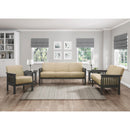  Manufacturer Color_Light brown -- Homelegance Lewiston Stationary Fabric Loveseat IMAGE 5