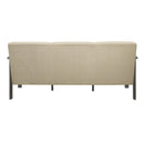  Manufacturer Color_Light brown -- Homelegance Lewiston Stationary Fabric Sofa IMAGE 3