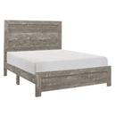  Color_Grey Size_King -- Corbin 1534GYK-1EK Eastern King Bed in a Box IMAGE 2