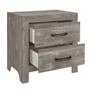  Color_Grey -- Corbin 1534GY-4 Night Stand IMAGE 3