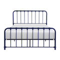  Color_Blue Size_Queen -- Homelegance Bethany Platform Bed IMAGE 1