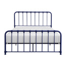  Color_Blue Size_Queen -- Homelegance Bethany Platform Bed IMAGE 1