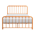 Color_Orange Size_Queen -- Bethany 1571RN-1 Queen Platform Bed IMAGE 1