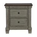 Color_Grey -- Weaver 1626GY-4 Night Stand IMAGE 1