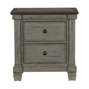  Color_Grey -- Weaver 1626GY-4 Night Stand IMAGE 1
