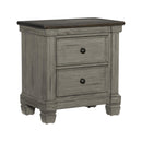  Color_Grey -- Weaver 1626GY-4 Night Stand IMAGE 2