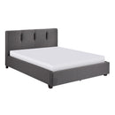 Color_Graphite Size_King -- Aitana 1632GHK-1EKDW* Eastern King Platform Bed with Storage Footboard IMAGE 3