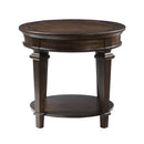  Homelegance Tobias 3681-04RD Round End Table IMAGE 1