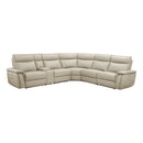  Manufacturer Color_Taupe -- Homelegance Maroni Power Reclining Leather Match 6 pc Sectional IMAGE 1
