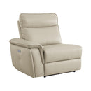  Manufacturer Color_Taupe -- Homelegance Maroni Power Reclining Leather Match 6 pc Sectional IMAGE 7