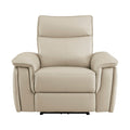  Manufacturer Color_Taupe -- Maroni 8259RFTP-1PWH Power Reclining Chair with Power Headrest IMAGE 1