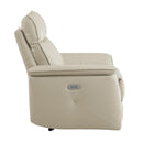  Manufacturer Color_Taupe -- Maroni 8259RFTP-1PWH Power Reclining Chair with Power Headrest IMAGE 3