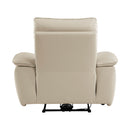  Manufacturer Color_Taupe -- Maroni 8259RFTP-1PWH Power Reclining Chair with Power Headrest IMAGE 4