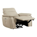  Manufacturer Color_Taupe -- Maroni 8259RFTP-1PWH Power Reclining Chair with Power Headrest IMAGE 5