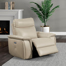  Manufacturer Color_Taupe -- Maroni 8259RFTP-1PWH Power Reclining Chair with Power Headrest IMAGE 7