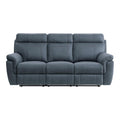  Manufacturer Color_Blue -- Homelegance Clifton Reclining Fabric Sofa IMAGE 1