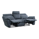  Manufacturer Color_Blue -- Homelegance Clifton Reclining Fabric Sofa IMAGE 4