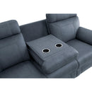  Manufacturer Color_Blue -- Homelegance Clifton Reclining Fabric Sofa IMAGE 5