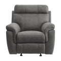  Manufacturer Color_Pewter -- Clifton 9301GRY-1 Glider Reclining Chair IMAGE 1