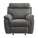  Manufacturer Color_Pewter -- Clifton 9301GRY-1 Glider Reclining Chair IMAGE 1
