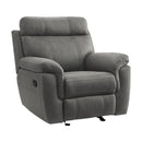  Manufacturer Color_Pewter -- Clifton 9301GRY-1 Glider Reclining Chair IMAGE 2