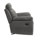  Manufacturer Color_Pewter -- Clifton 9301GRY-1 Glider Reclining Chair IMAGE 3