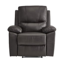  Homelegance Dawson 9368BRW-1 Reclining Chair IMAGE 1