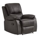  Homelegance Dawson 9368BRW-1 Reclining Chair IMAGE 2
