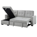  Homelegance Carolina 9402GRY*SC 2 pc Reversible Sectional with Pull-out Bed and Hidden Storage IMAGE 12