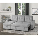  Homelegance Carolina 9402GRY*SC 2 pc Reversible Sectional with Pull-out Bed and Hidden Storage IMAGE 17