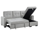  Homelegance Carolina 9402GRY*SC 2 pc Reversible Sectional with Pull-out Bed and Hidden Storage IMAGE 6