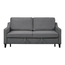  Homelegance Adelia 9428DG-3CL Convertible Studio Sofa with Pull-out Bed IMAGE 1